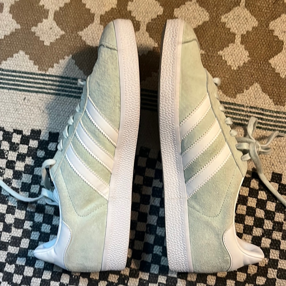 Adidas light Green Gazelles